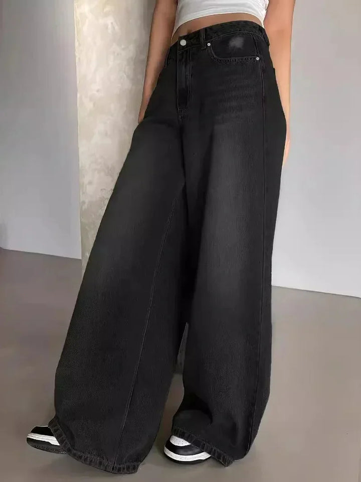 Wide-Leg Baggy Jeans for Women | Comfortable Fit | Effortless Everyday Style | Versatile Denim