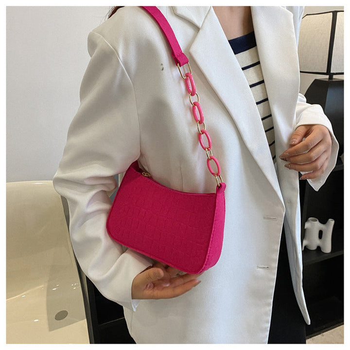 Crocodile-Embossed Shoulder Bag | Elegant Design | Versatile for Any Occasion | Durable Faux Leather