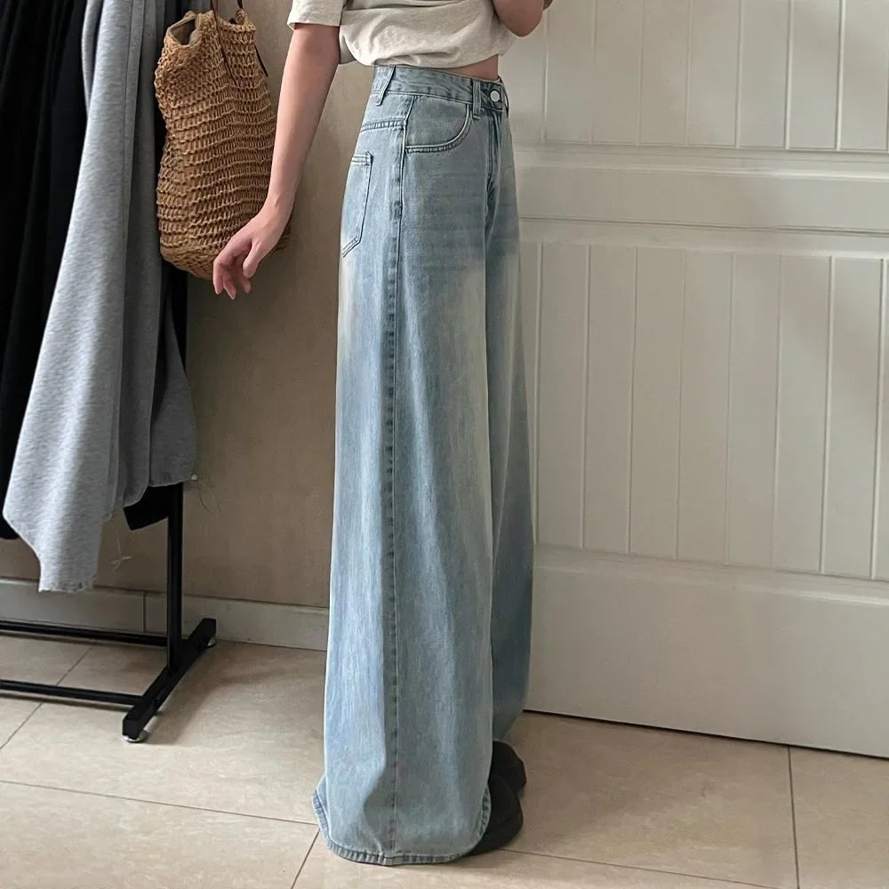 Casual Mom Jeans | Comfortable Loose Fit | Versatile Everyday Style | Soft Cotton Blend