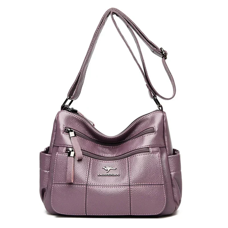 Leather Handbag | Smooth Finish | Elegant Design for Everyday Use | Versatile and Durable