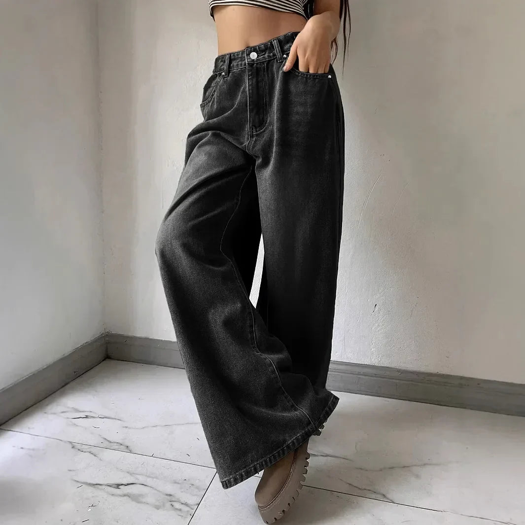 Baggy Jeans for Women | Wide Leg Design | Comfortable Fit | Casual Denim Style