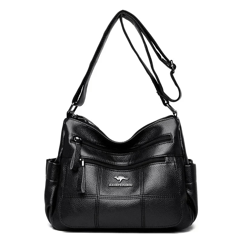 Leather Handbag | Smooth Finish | Elegant Design for Everyday Use | Versatile and Durable