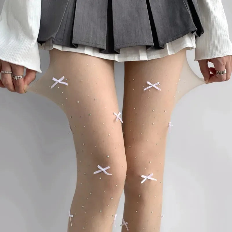 Women's tights | With bow design