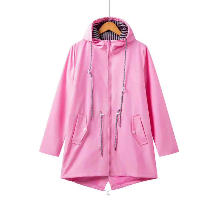 Women's Hooded Waterproof Trench Coat | Casual