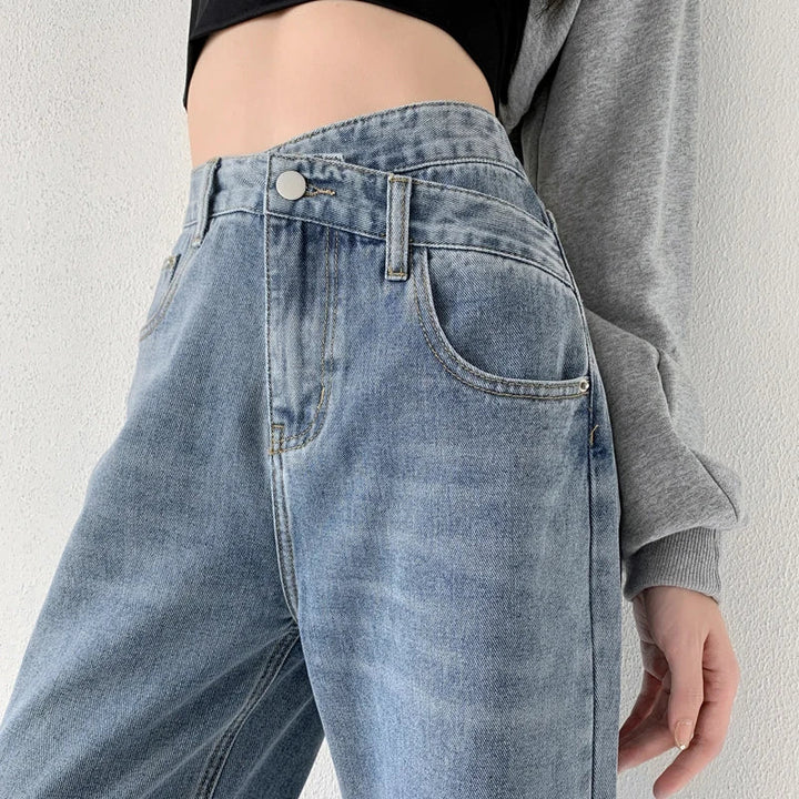 Women's Stylish Mom Jeans | High Waist