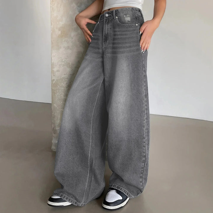 Wide-leg baggy jeans for women | Casual