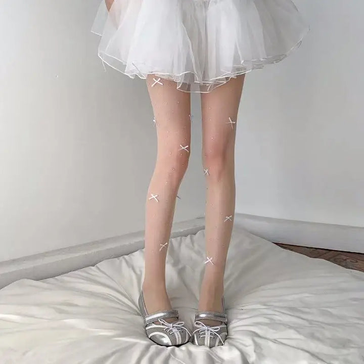 Women's tights | With bow design