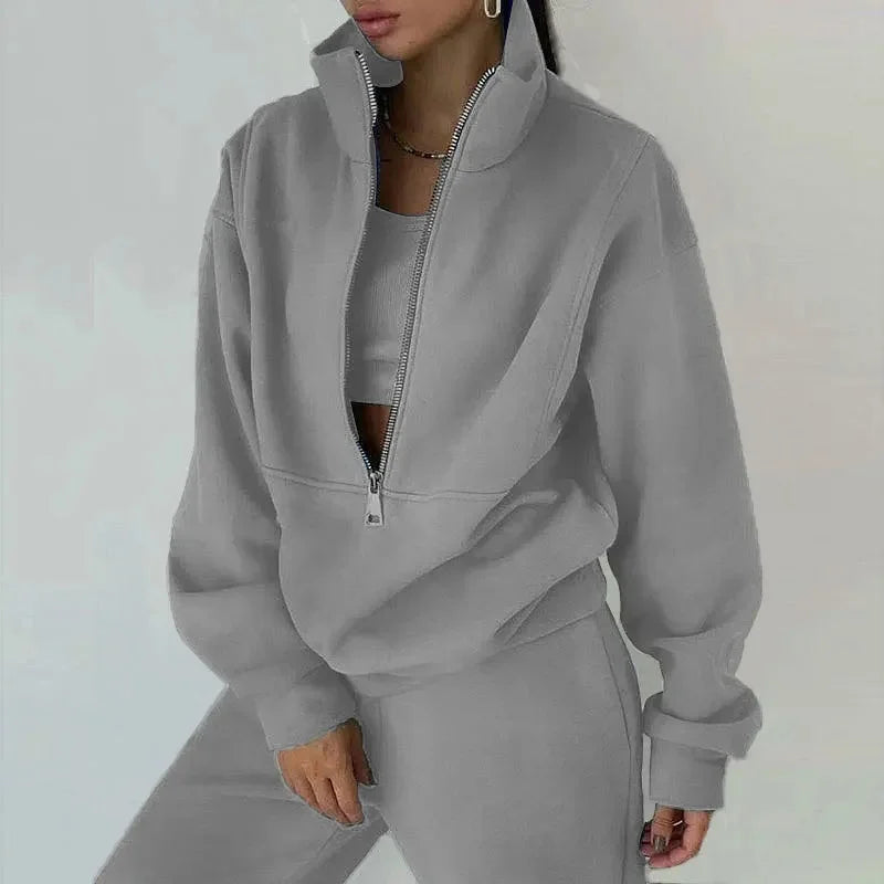 Women's Casual Set | Winter Sweatshirt and Pants