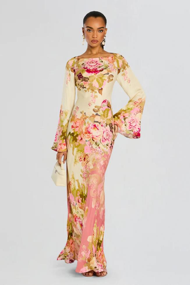 Floral Dress | Elegant Design | Perfect for Any Occasion | Lightweight Cotton Blend