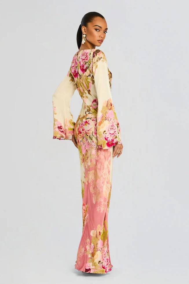 Floral Dress | Elegant Design | Perfect for Any Occasion | Lightweight Cotton Blend