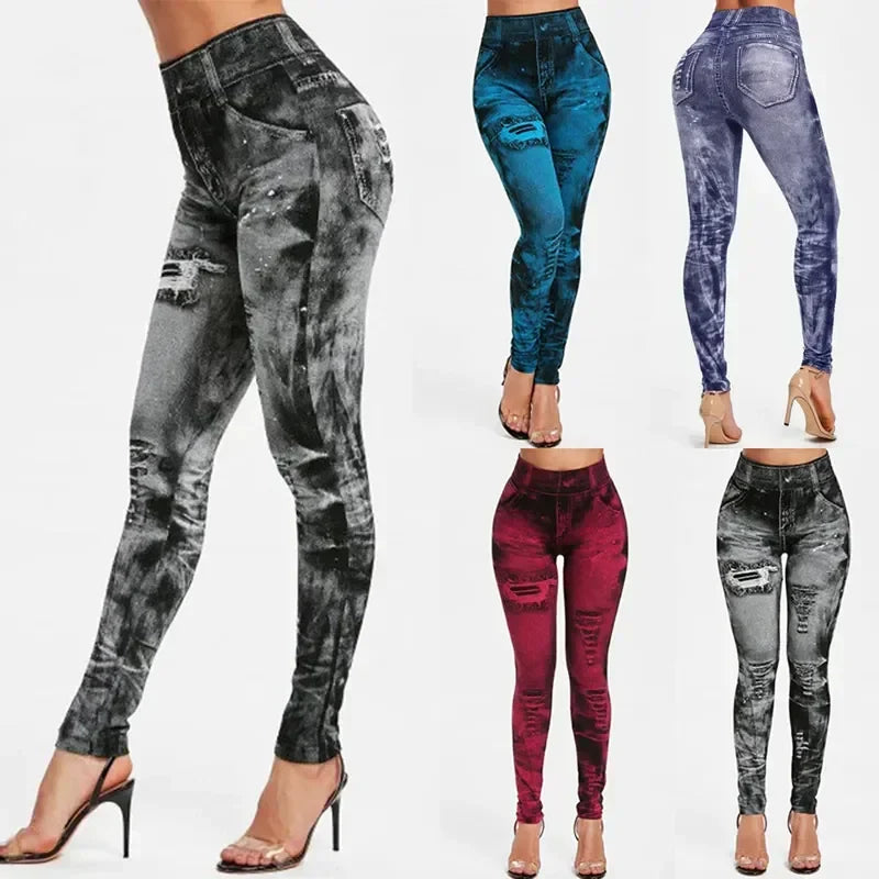 Stylish high-waisted jeggings for women | Casual