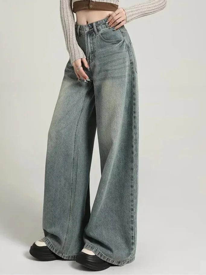 Baggy Jeans for Women | High Waist Design | Comfortable Fit | Casual Denim Style