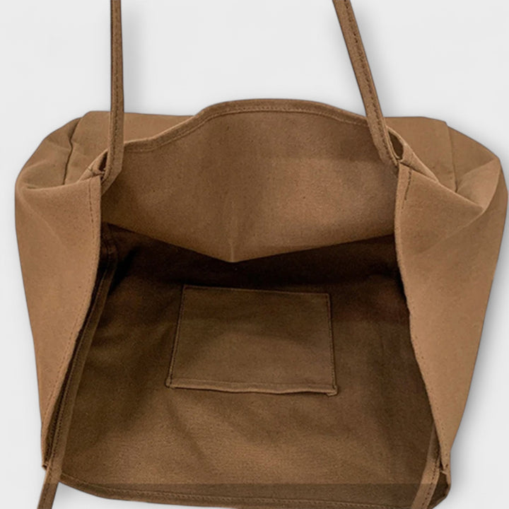 Large Canvas Shopper Bag | Durable and Spacious | Perfect for Everyday Use and Travel