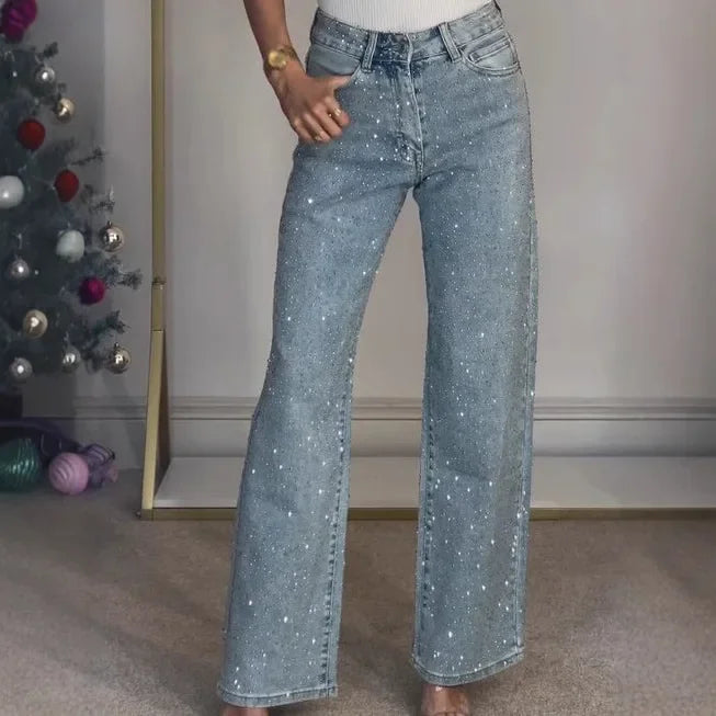 Mom Jeans | Sparkling Style | Effortless Casual Look | Comfortable Denim