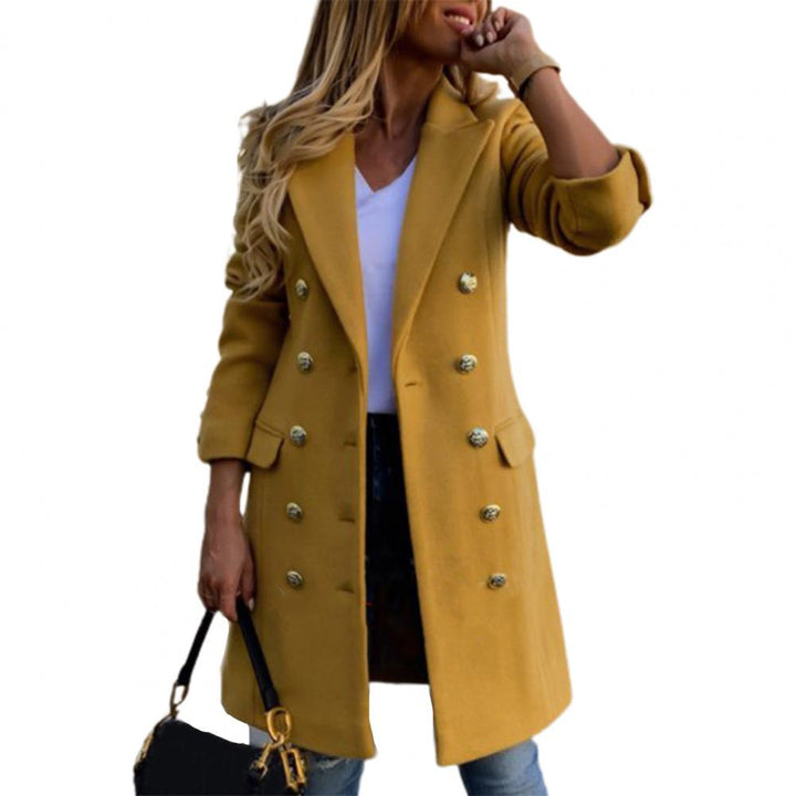 Long Warm Winter Coat for Women | Button Down
