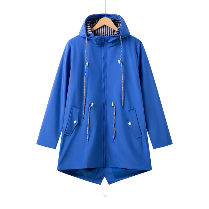 Women's Hooded Waterproof Trench Coat | Casual
