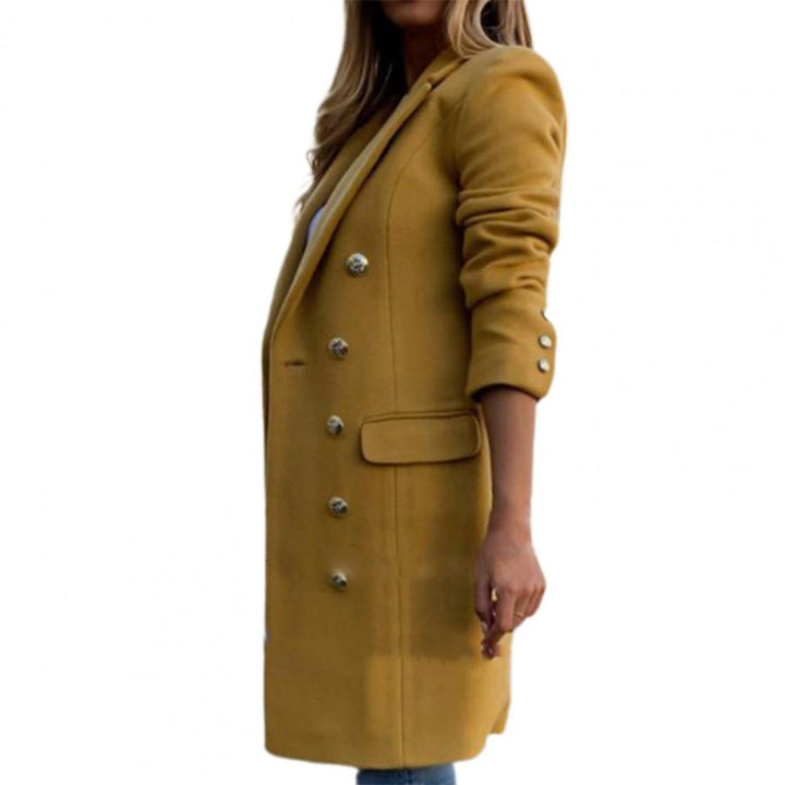 Long Warm Winter Coat for Women | Button Down