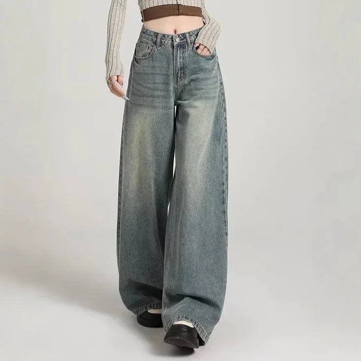 Women's Stylish Baggy Jeans | High Waist