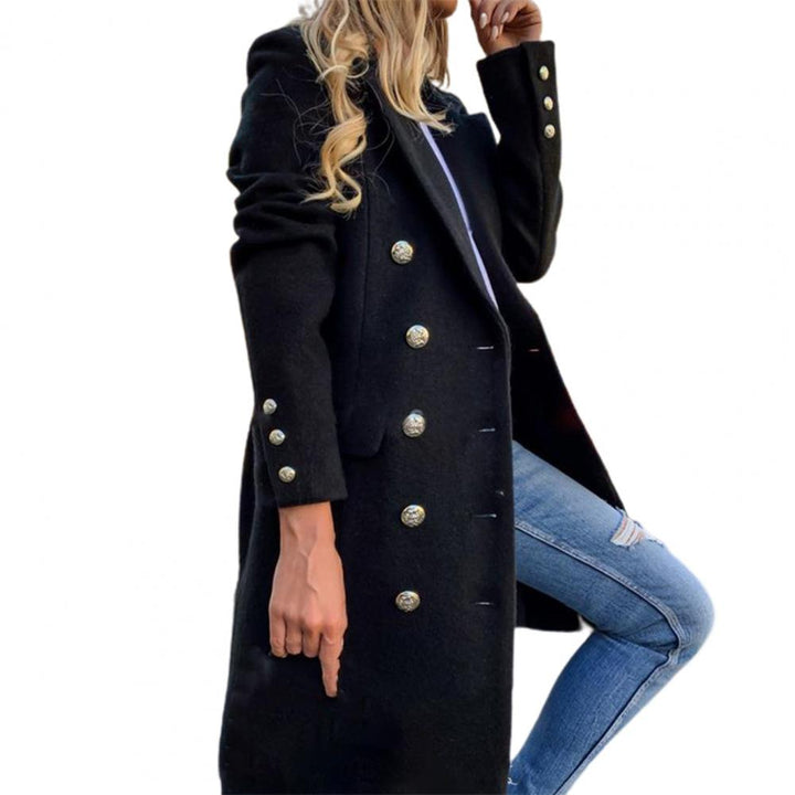 Long Warm Winter Coat for Women | Button Down