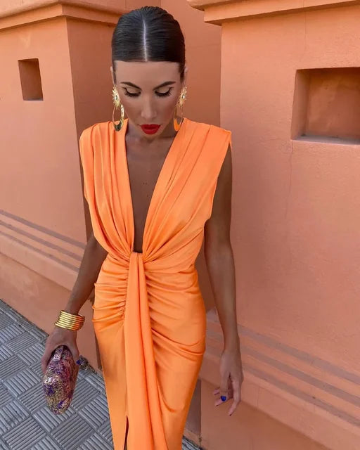 Pleated Dress | Elegant Design | Perfect for Special Occasions | Lightweight and Comfortable Fabric