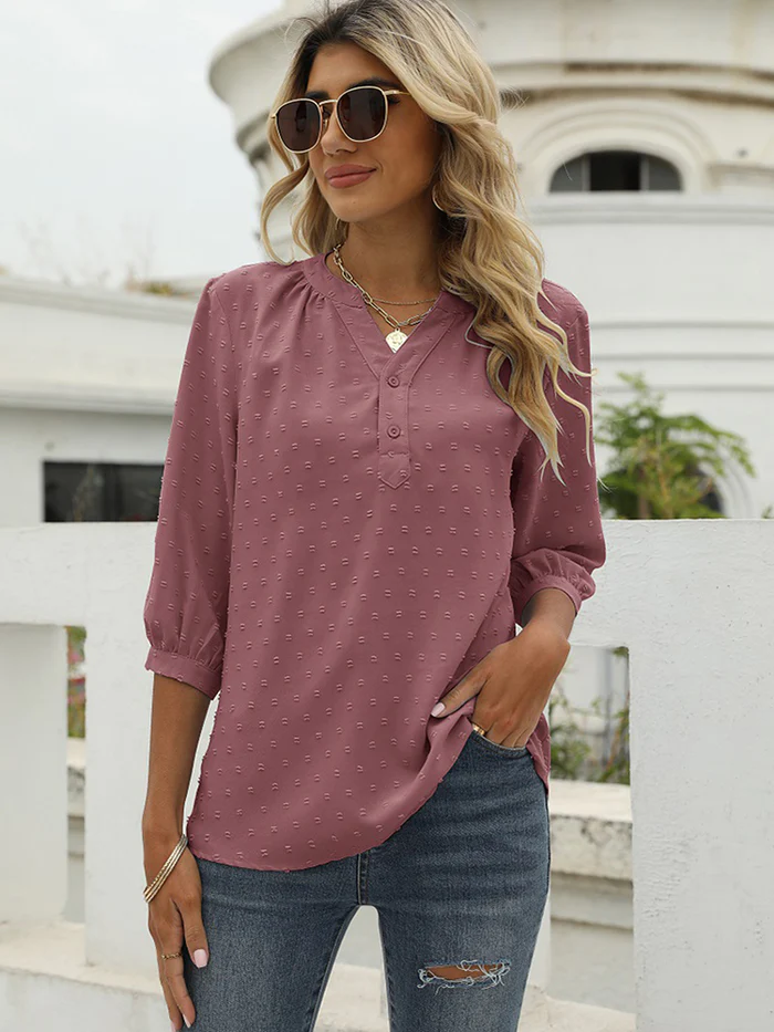 Patchwork Women's Blouse | Versatile Design for Any Occasion | Soft and Comfortable Fabric