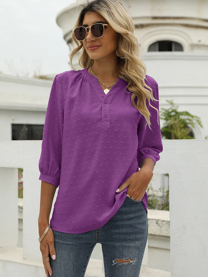 Patchwork Women's Blouse | Versatile Design for Any Occasion | Soft and Comfortable Fabric