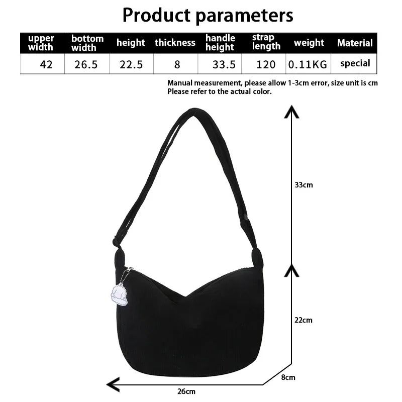 Shoulder Bags | Durable Cordura Fabric | Versatile Design for Everyday Use | Perfect for Travel and Daily Essentials