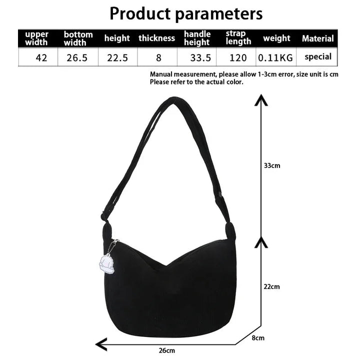 Shoulder Bags | Durable Cordura Fabric | Versatile Design for Everyday Use | Perfect for Travel and Daily Essentials