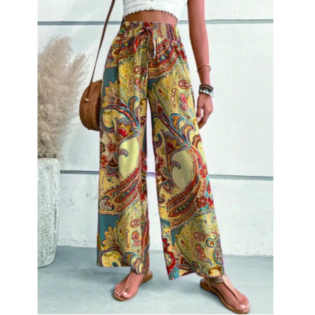 Women's Pants | Boho Style | Wide Leg | Airy Look