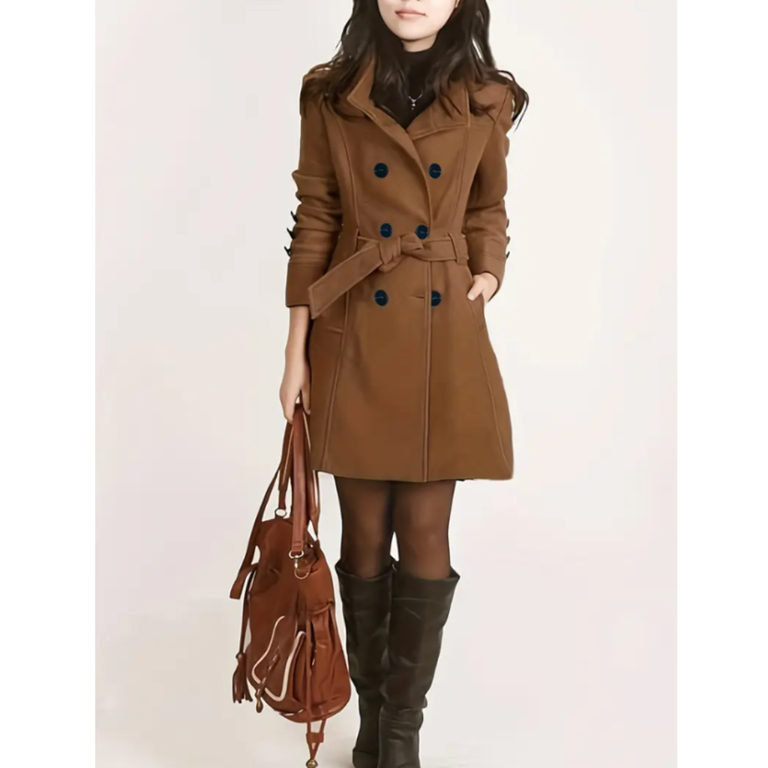 Women's Stylish Trench Coat | Waist Belt