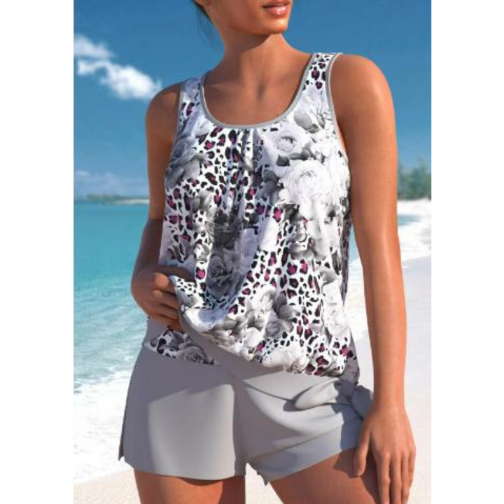 Women’s Tankini Set | Two-Piece Design | Floral Print | Summer Comfort