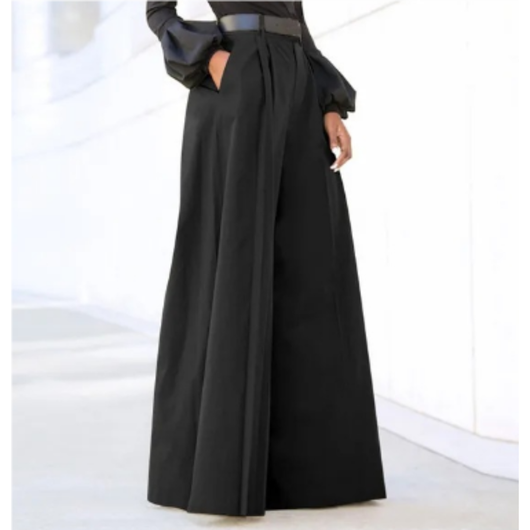 Women's pants | High waist | Wide leg | Flowing look