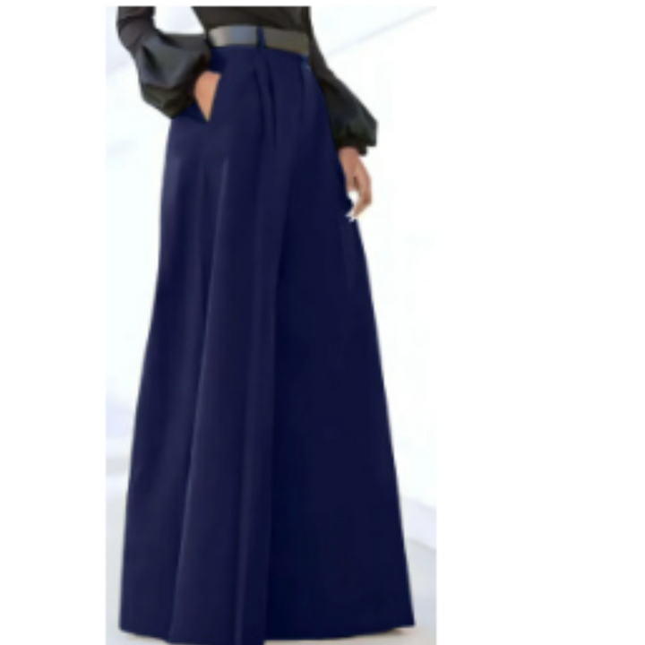 Women's Pants | High Waist Design | Flattering Wide Leg Fit | Lightweight and Flowing Style