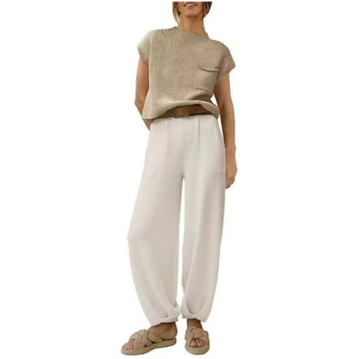 Loose Fit Wide Leg Two Piece Set | Comfortable and Versatile | Perfect for Casual Outings | Soft Fabric