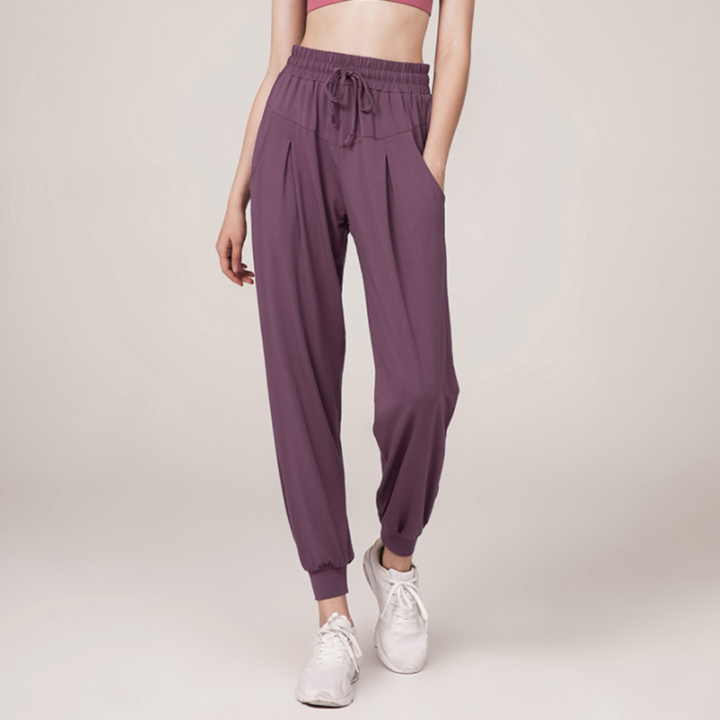 High-Waisted Pants for Women | Comfortable Fit | Versatile Everyday Wear | Soft Cotton Blend