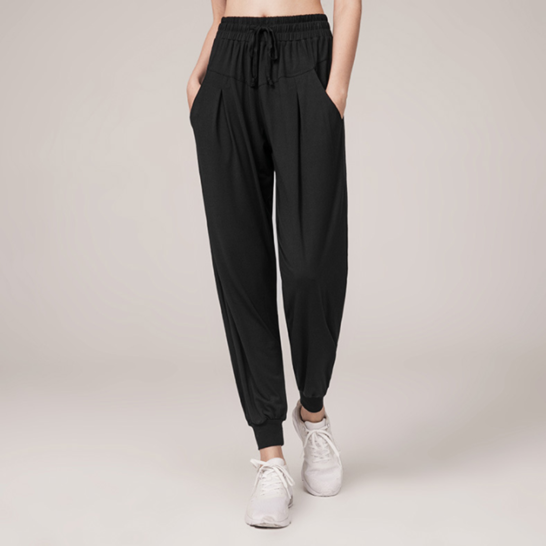 High-Waisted Pants for Women | Comfortable Fit | Versatile Everyday Wear | Soft Cotton Blend