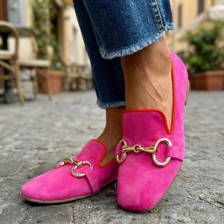 Fluorescent Loafer | Eye-Catching Metal Detail | Comfortable Everyday Wear | Versatile Fashion Footwear