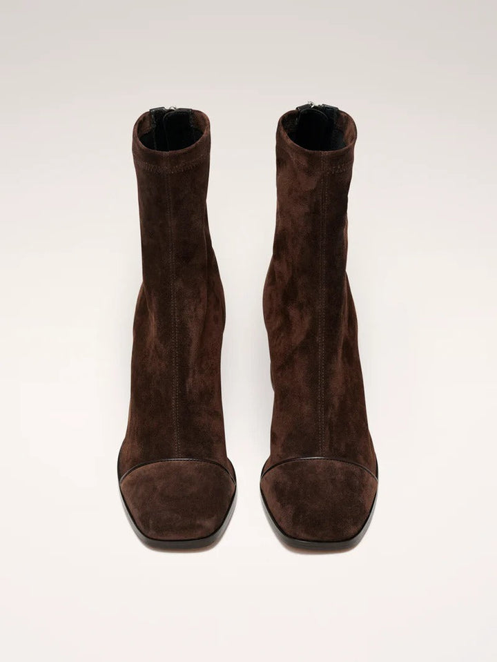 Square Toe Heeled Boots | Chic Design | Comfortable Fit | Classic Black Faux Leather