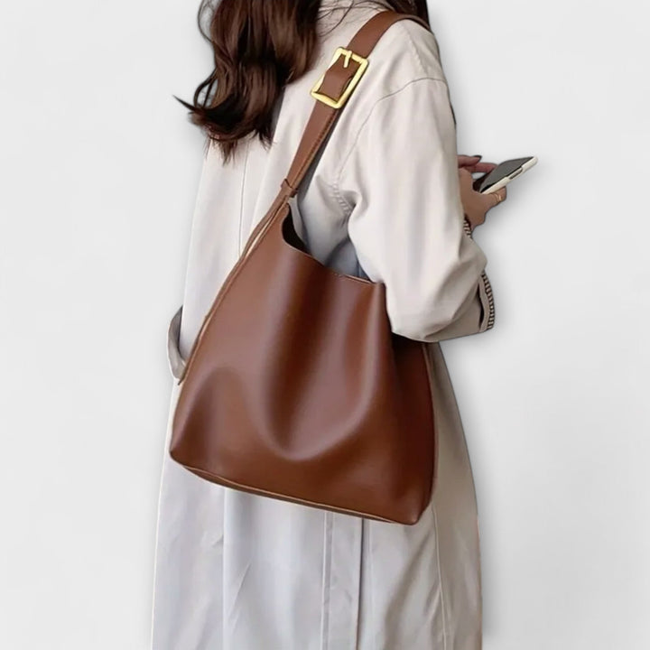 Leather Shoulder Bag | Elegant Design | Versatile for Everyday Use | Perfect for Work or Casual Outings