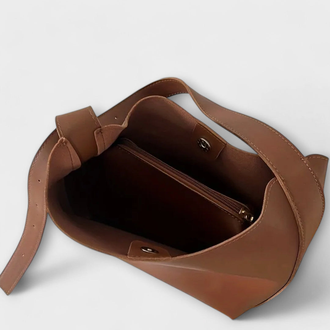 Leather Shoulder Bag | Elegant Design | Versatile for Everyday Use | Perfect for Work or Casual Outings