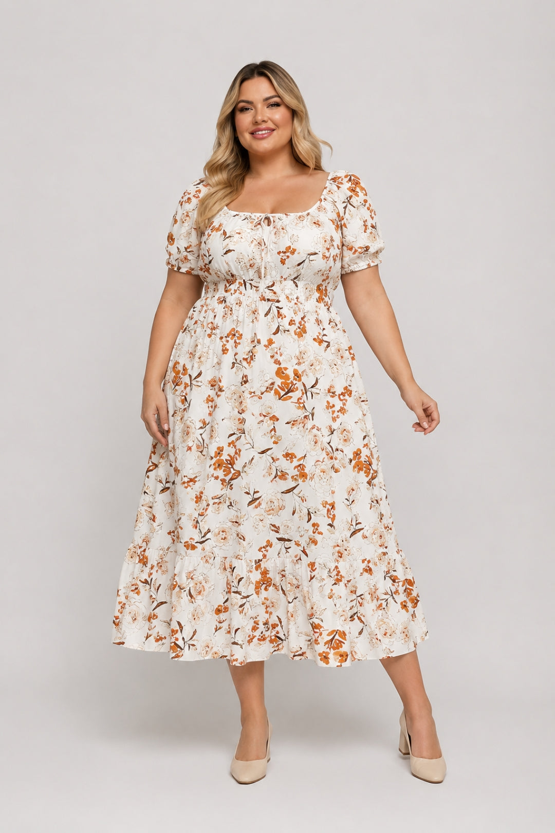 Savannah | Floral Midi Dress