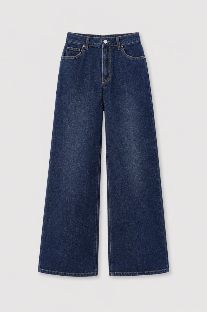 Chloe | Straight-Leg Pocket Denim Jeans