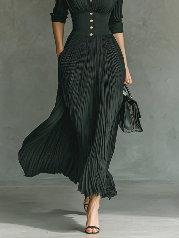 Fitted Waist Dress | Chic Design | Perfect for Any Occasion | Elegant Fabric