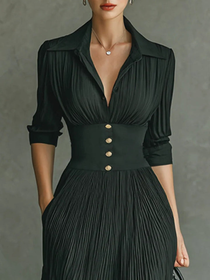 Fitted Waist Dress | Chic Design | Perfect for Any Occasion | Elegant Fabric