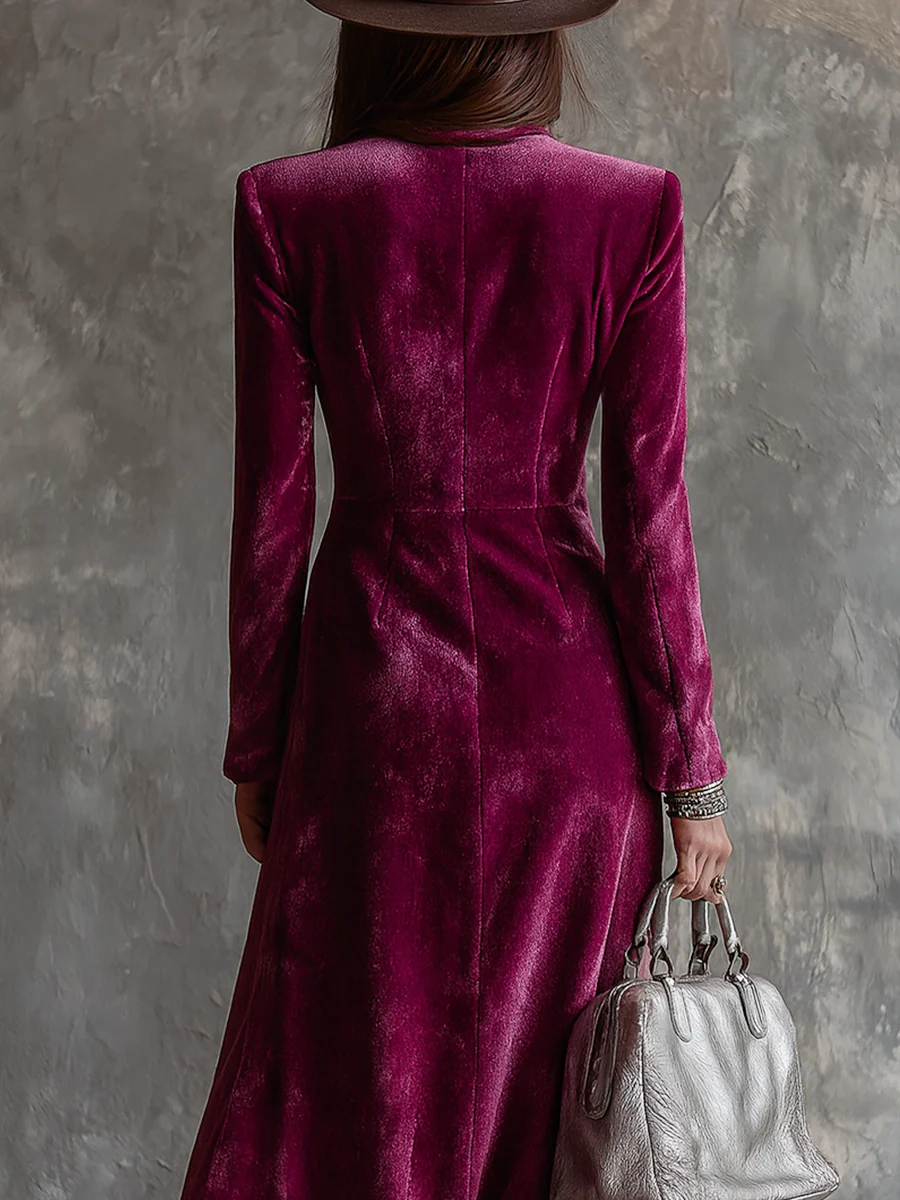 Velvet Blazer Dress | Elegant Design | Perfect for Special Occasions | Luxurious Soft Fabric