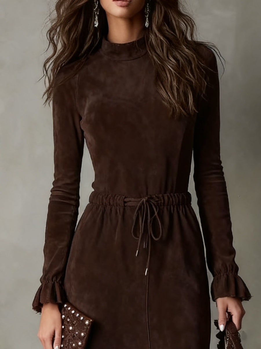 Midi Dress | Elegant Tie Waist Design | Perfect for Any Occasion | Soft, Comfortable Fabric