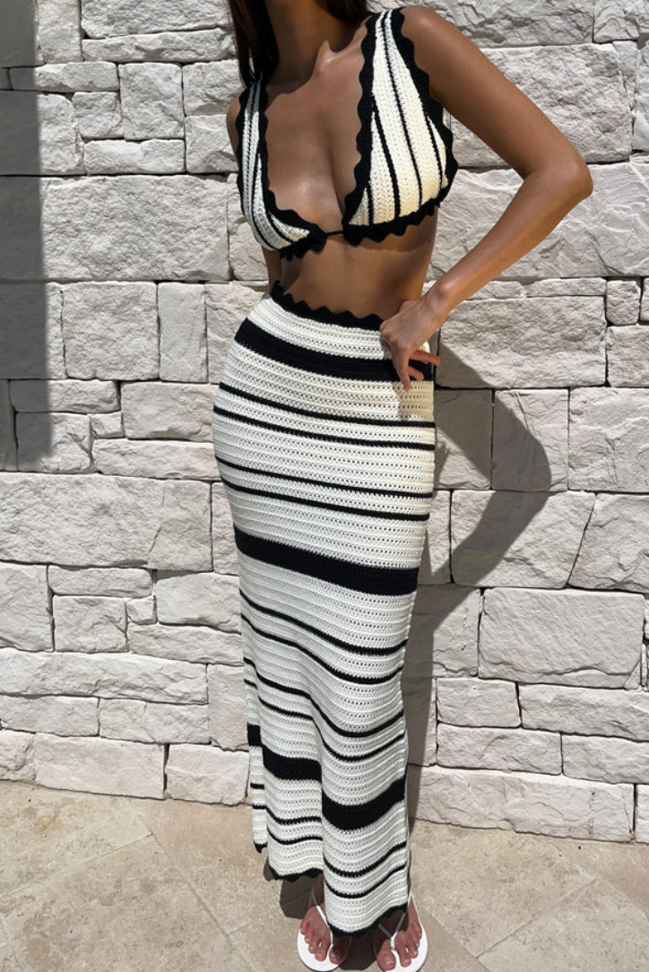 Crochet Set | Elegant Design | Perfect for Summer Days | Soft Cotton Blend