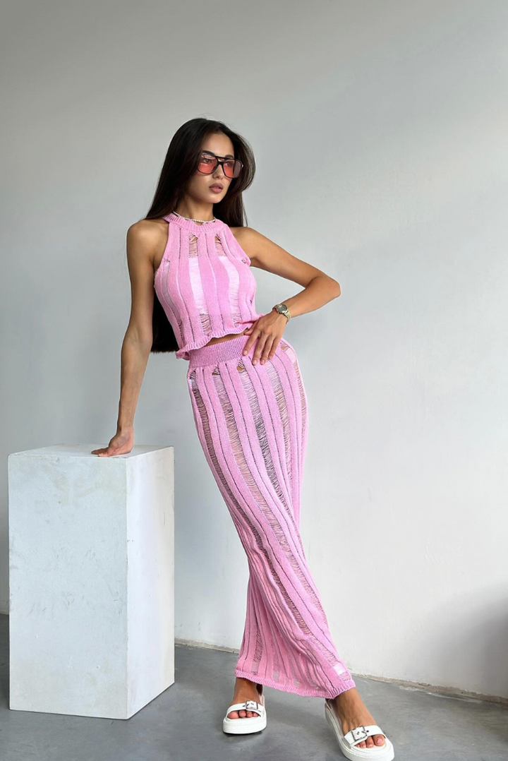 Inara Set | Elegant Pink Design | Perfect for Any Occasion | Soft, Comfortable Fabric