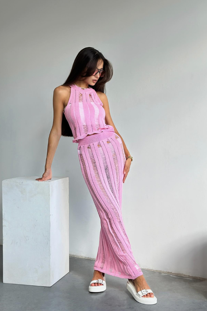 Inara Set | Elegant Pink Design | Perfect for Any Occasion | Soft, Comfortable Fabric