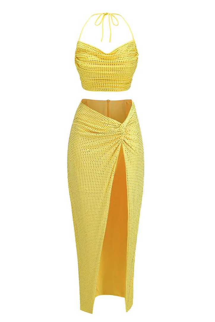 Krystal Set | Vibrant Yellow Color | Perfect for Any Occasion | Comfortable and Chic Design